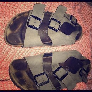 Size 38 Birkenstock’s with three straps